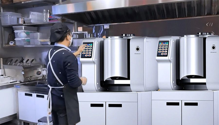 智能炒菜機應用場景示意